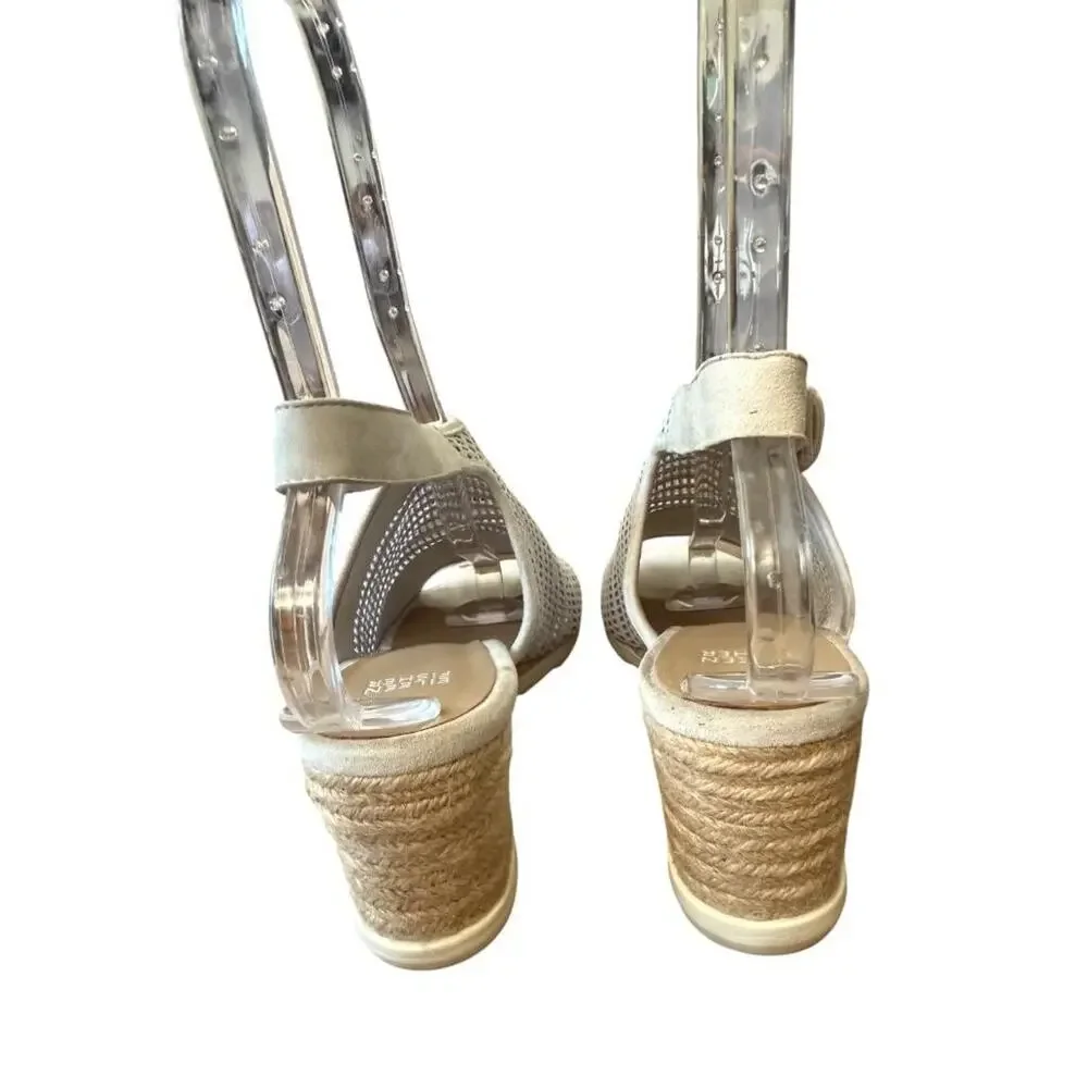Eileen Fisher Aura Espadrille Wedge Sandal Women size 9.5